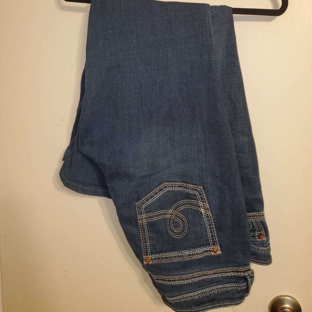 Seven 7 for all mankind plus size boot cut jeans